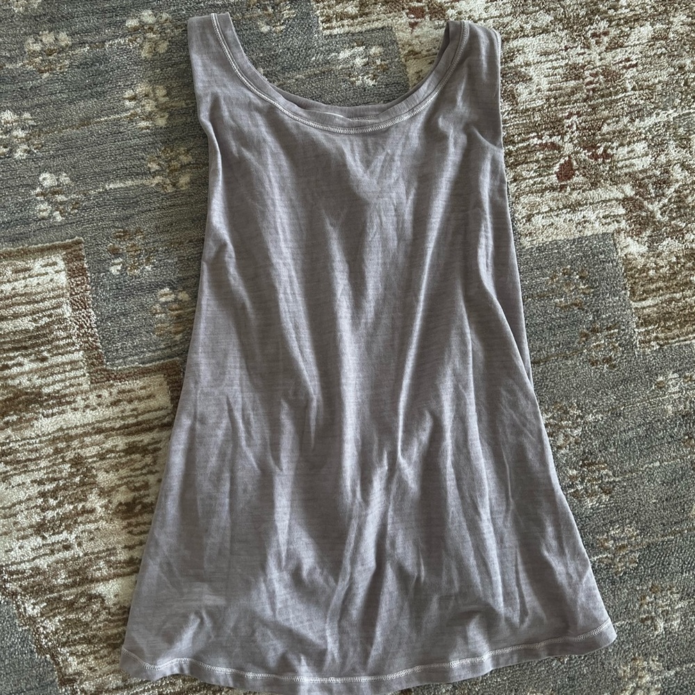 LuluLemon Dusty purple cross back tank